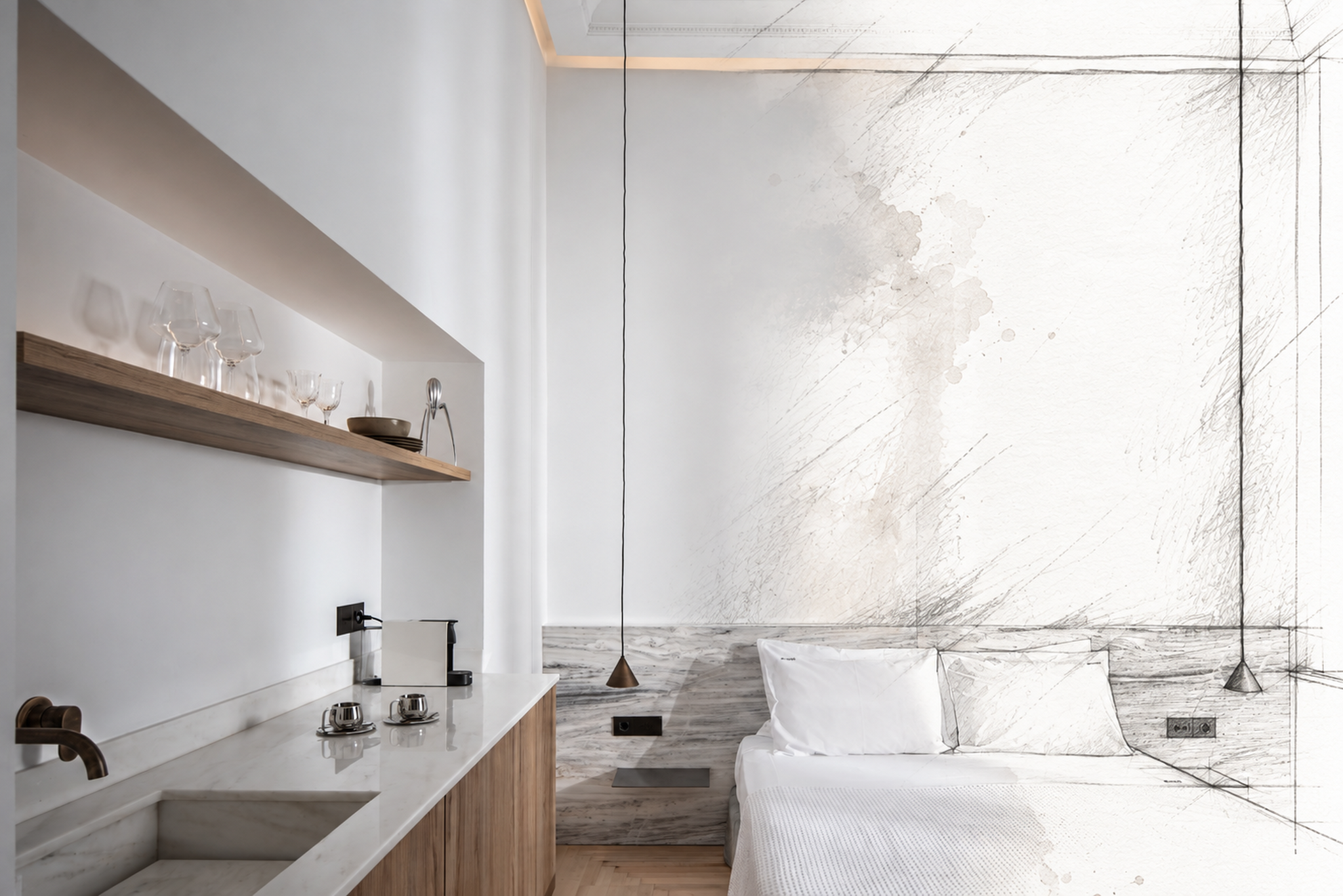 10 hotel bedroom kitchenette original size