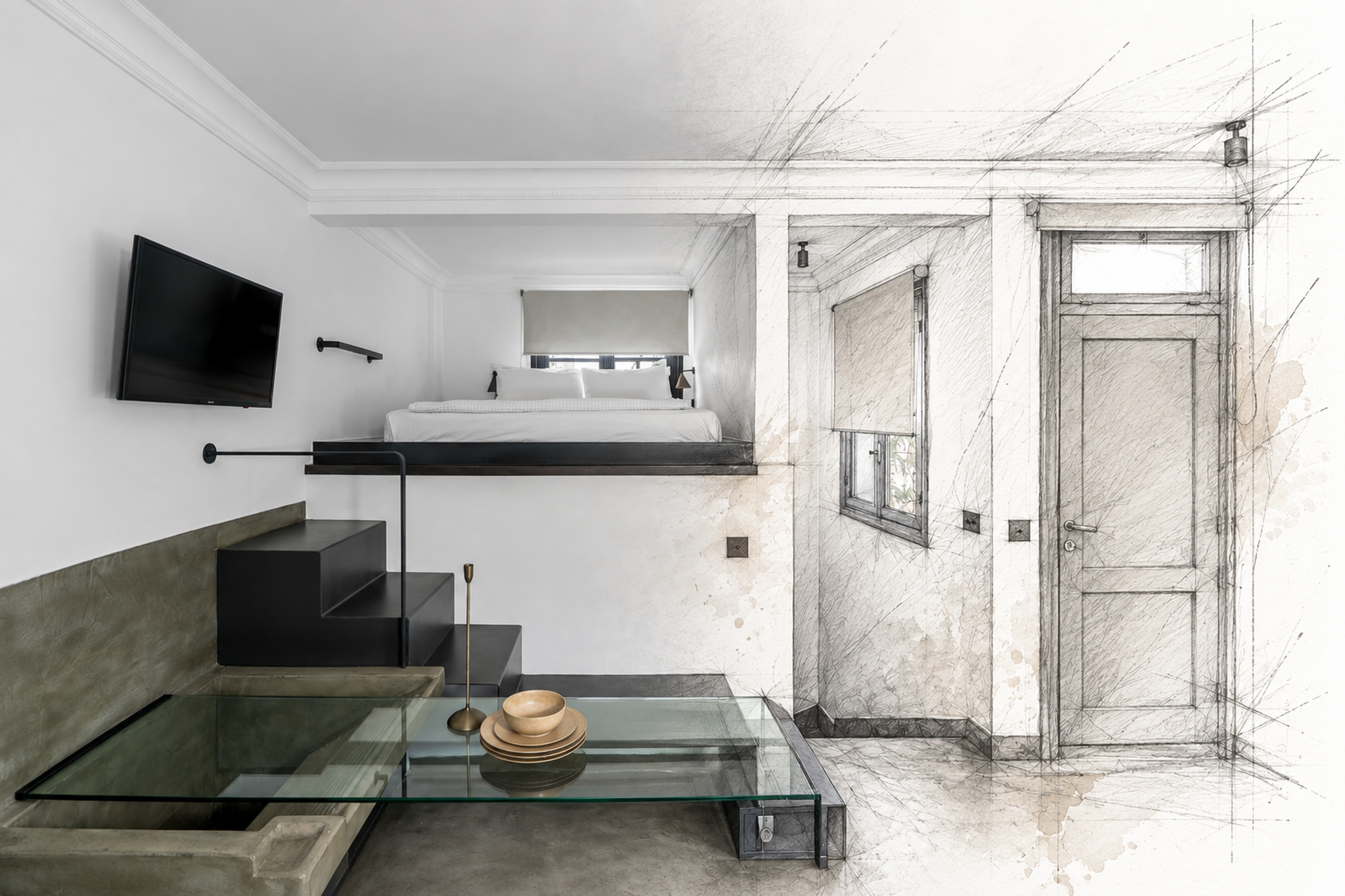 11 split level bedroom original size